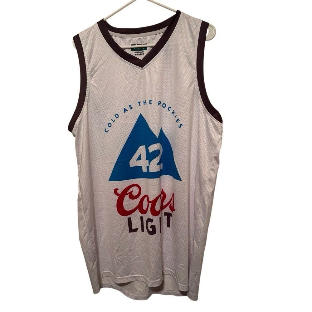 Coors Light #42 Men’s Size XL Mesh Tank Top